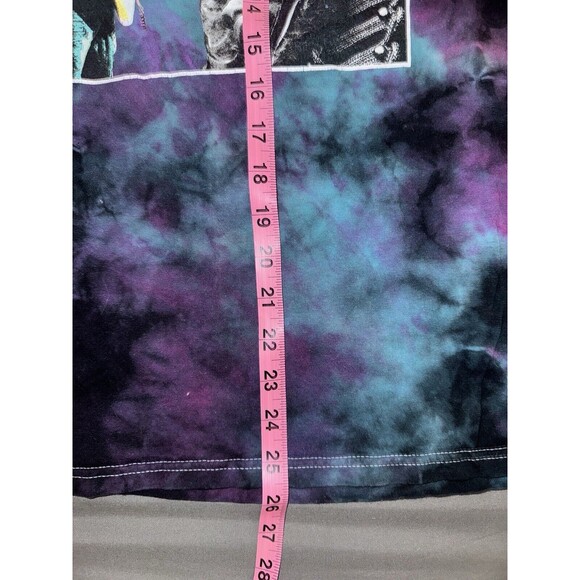 Men’s Authentic Jimi Hendrix Graphic Print Purple Haze Music Tie Dye Shirt Sz M - Picture 6 of 8